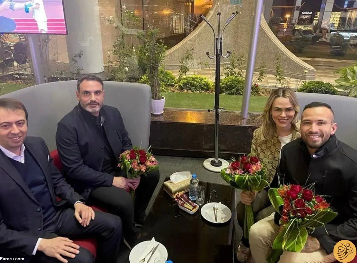 (عکس) تصویری از همسر محجبه بازیکن خارجی پرسپولیس