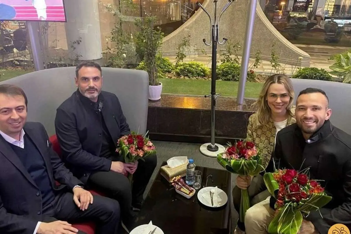 (عکس) تصویری از همسر محجبه بازیکن خارجی پرسپولیس