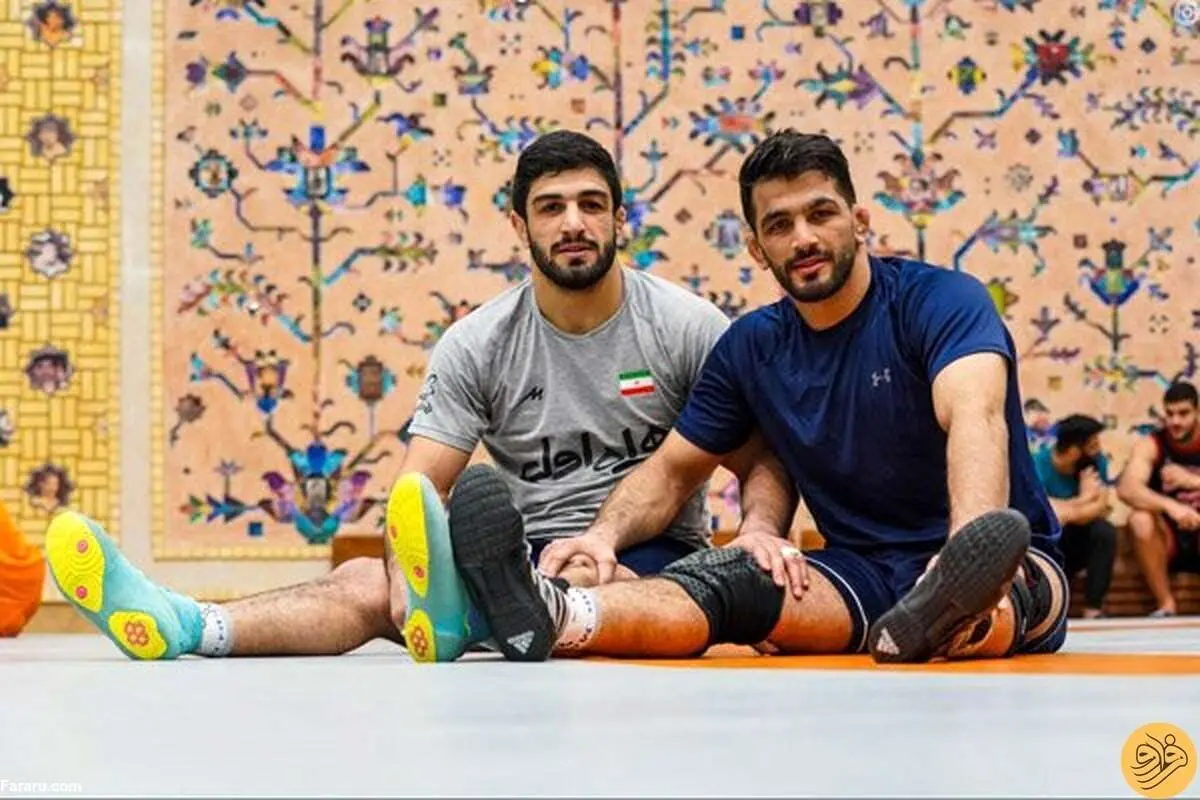 (عکس) بگو بخند دو کشتیگیر تیم ملی بعد از درگیری جنجالی