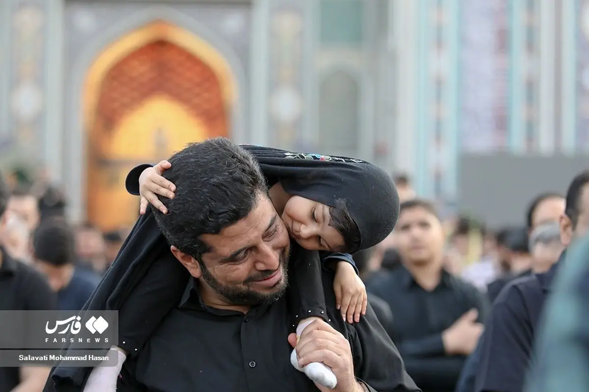 (تصاویر) مراسم چهارپایه خوانی در حرم مطهر رضوی