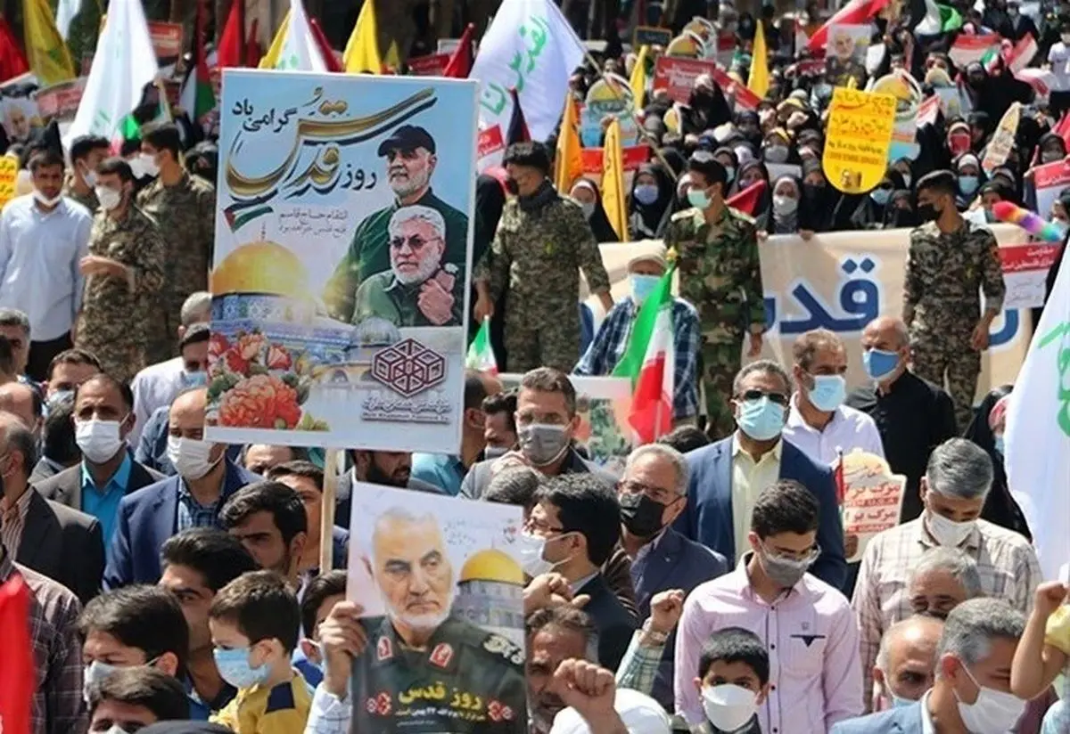 مسیر‌های ده‌گانه راهپیمایی روز قدس در تهران