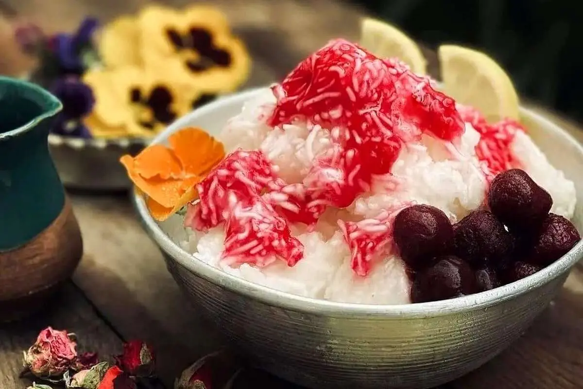 طرز تهیه فالوده شیرازی در خانه