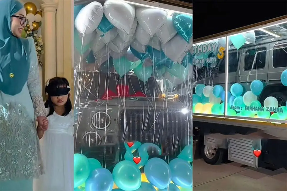 (ویدئو) سوپرایز فوق لاکچری برای تشویق به درس خواندن کودک 5 ساله!