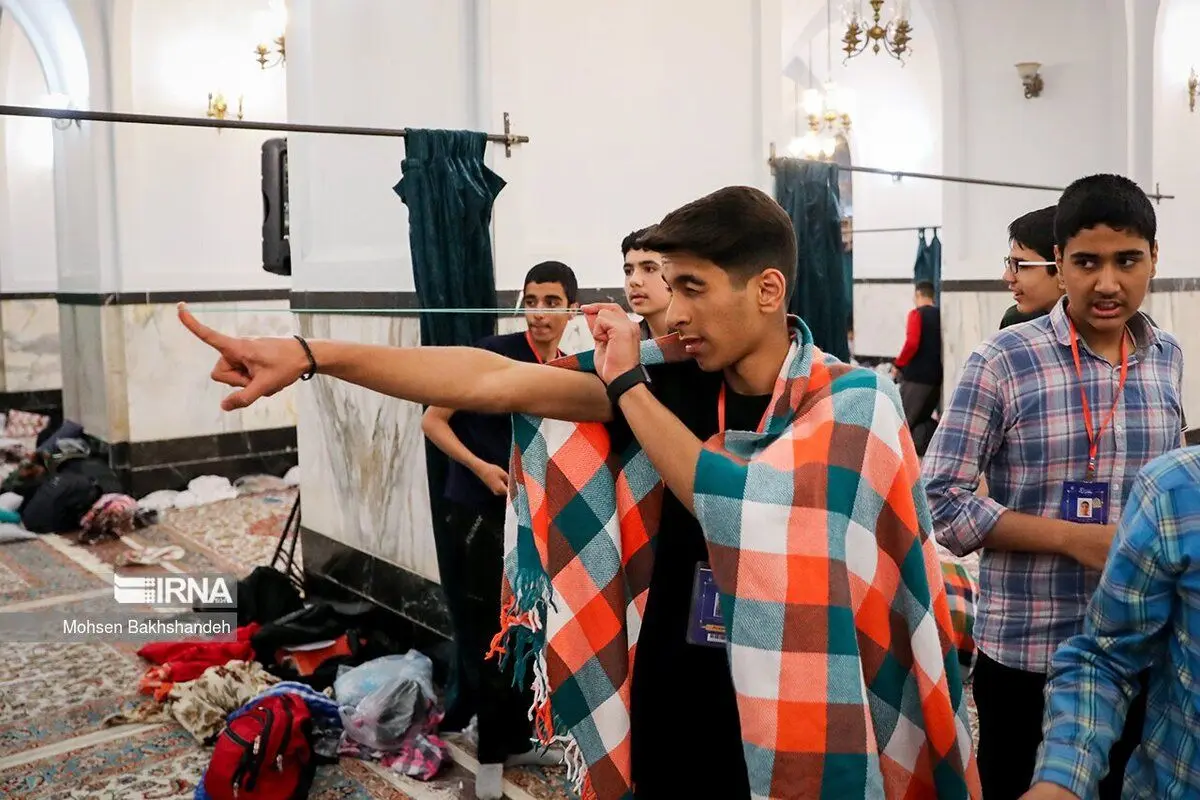 (تصاویر) اعتکاف نوجوانان در مسجد گوهرشاد