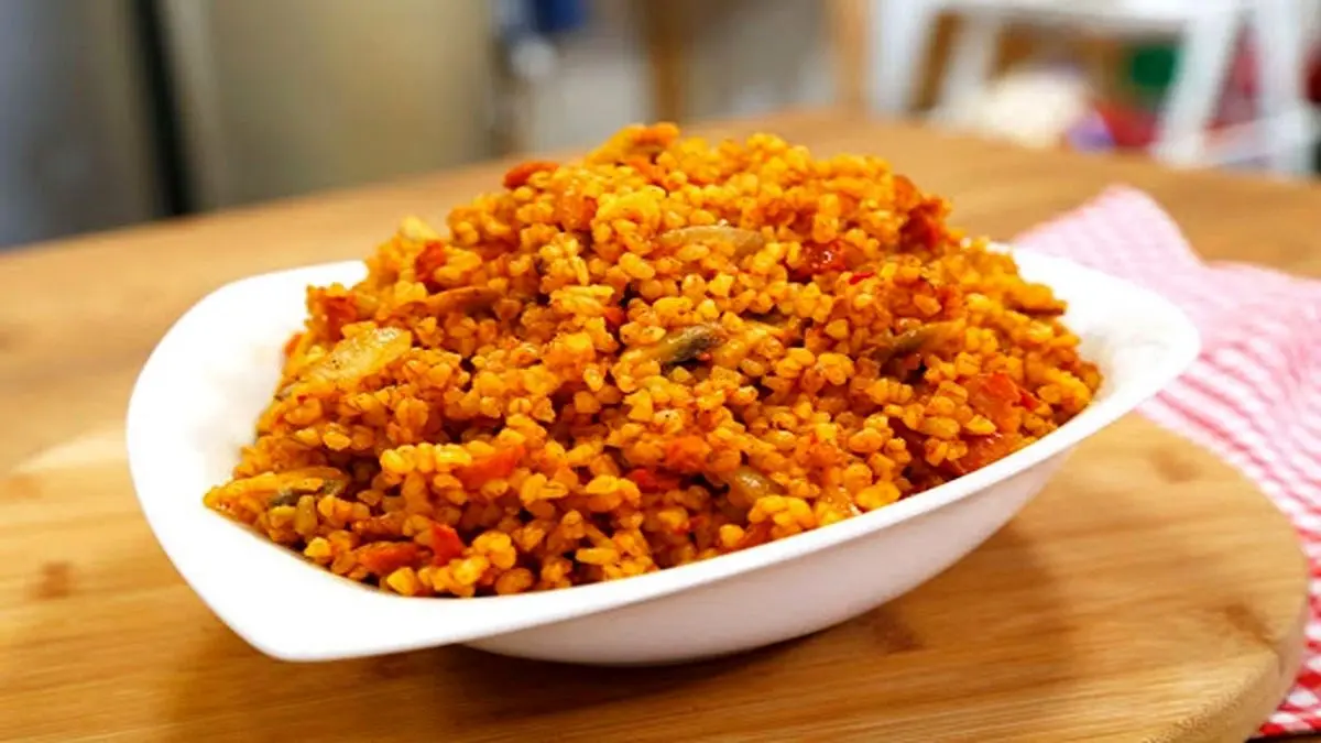 طرز تهیه بلغور پلو ترکیه‌ای خوشمزه و مخصوص