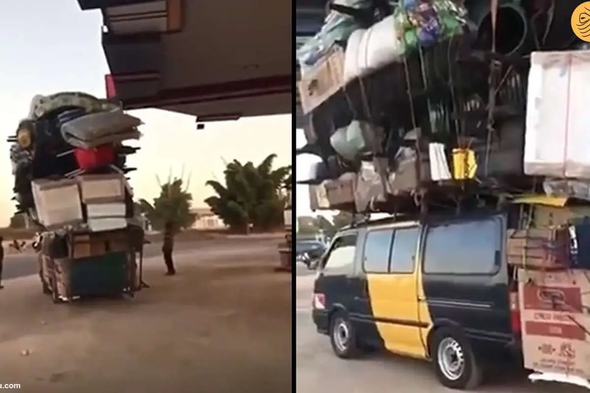 (ویدئو) اسباب کشی با خودروی ون!