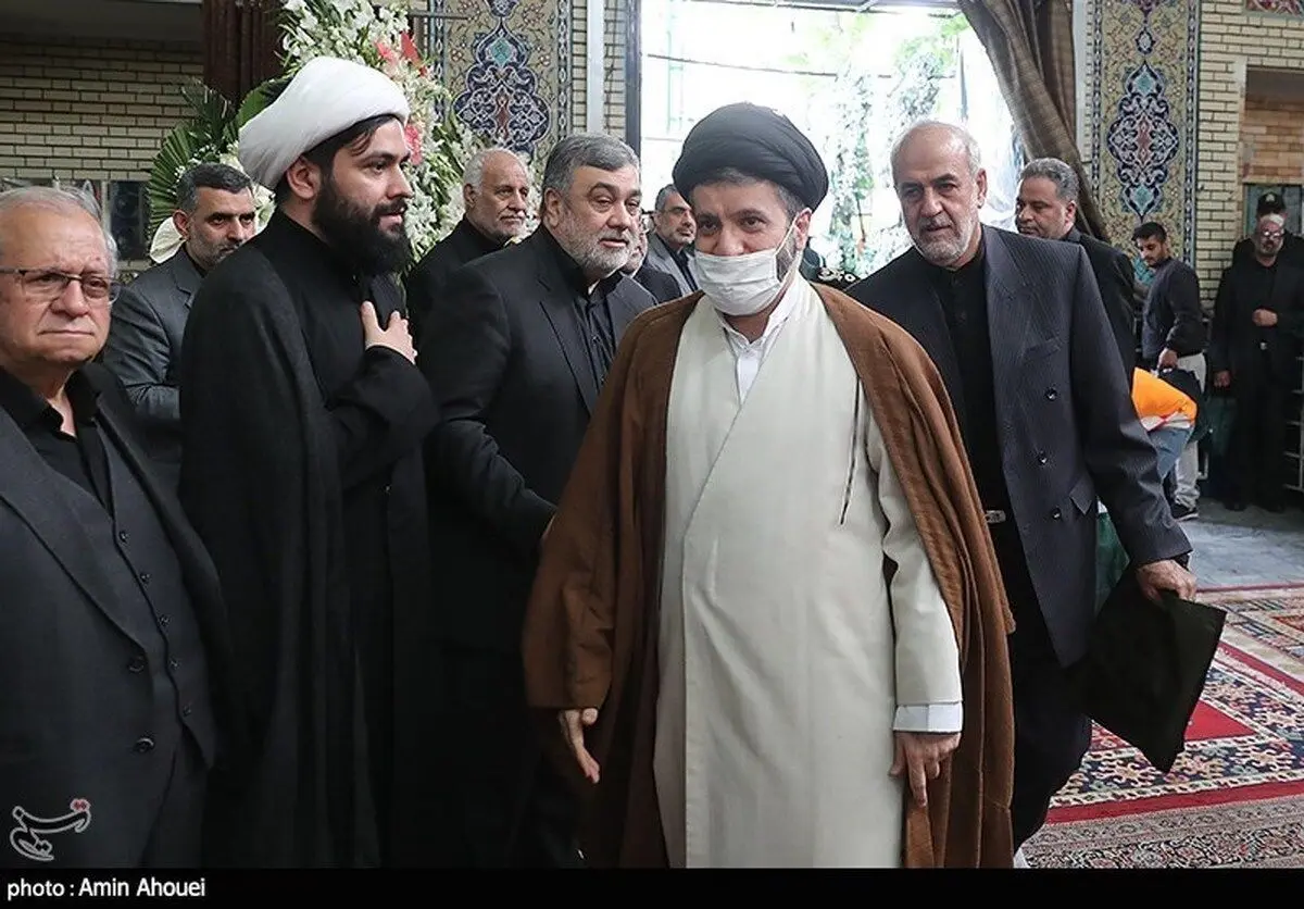 (تصاویر) ترحیم مادر سردار اشتری؛ از مسعود خامنه‌ای تا طائب