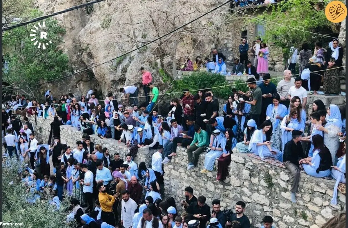 (ویدئو) جشن سال نو ایزدی‌ها در شمال عراق