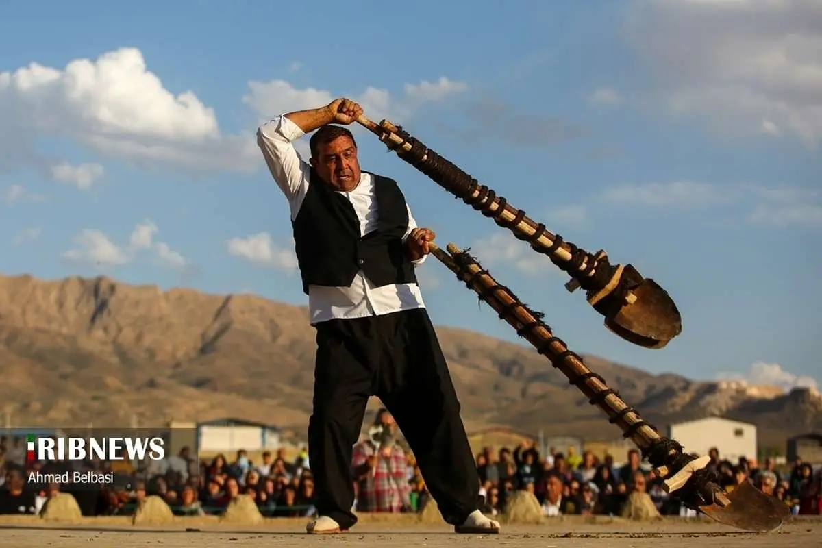 (تصاویر) آیین سنتی بیل گردانی