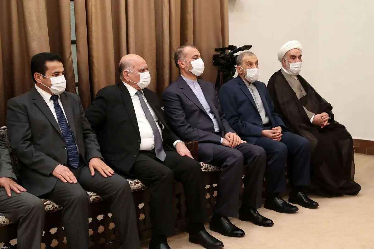 (عکس) دیدار رئیس جمهور عراق با رهبر انقلاب
