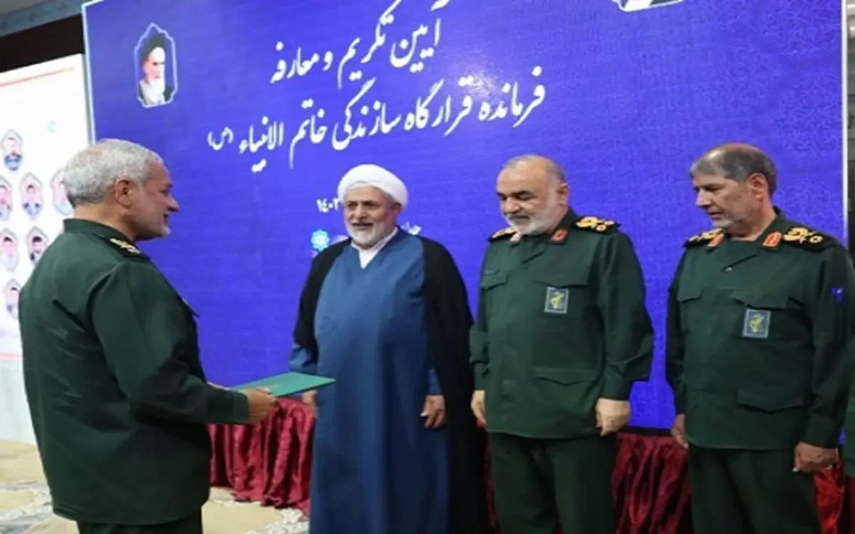 سردار عبدالرضا عابد فرمانده قرارگاه سازندگی خاتم الانبیا (ص) شد