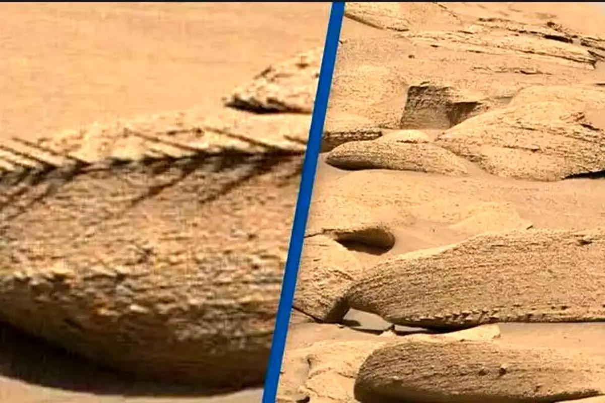 (تصاویر) اژدها در مریخ!