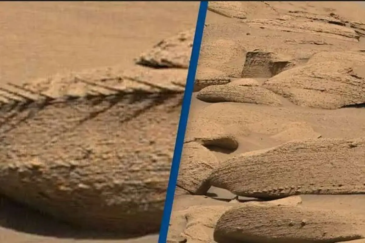 (تصاویر) اژدها در مریخ!