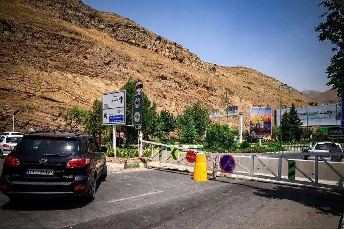 چالوس به سمت تهران یکطرفه شد