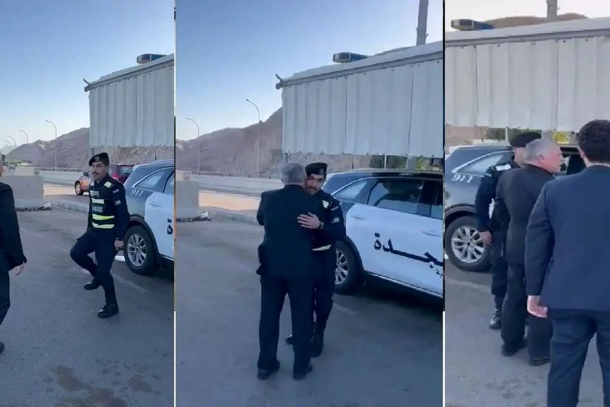 (ویدئو) کار جالب پادشاه اردن