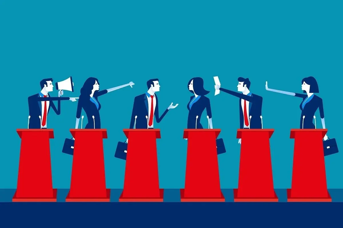 (کاریکاتور) آرایش سیاسی چپ اندر قیچی!