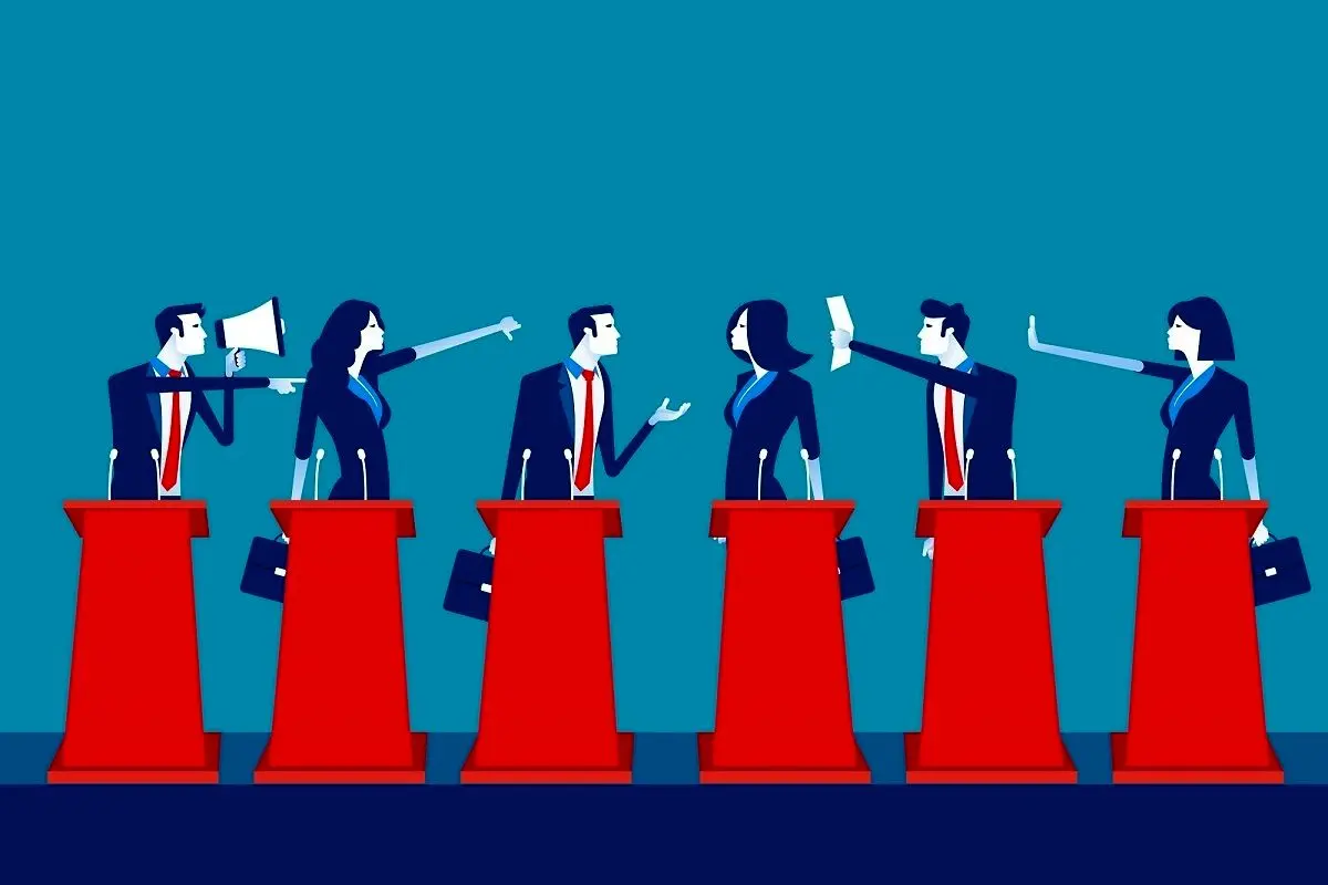 (کاریکاتور) آرایش سیاسی چپ اندر قیچی!