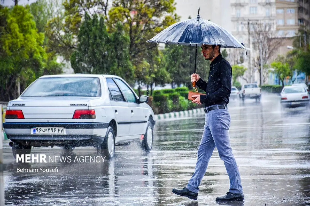 (تصاویر) طراوت و زیبایی باران بهاری اراک