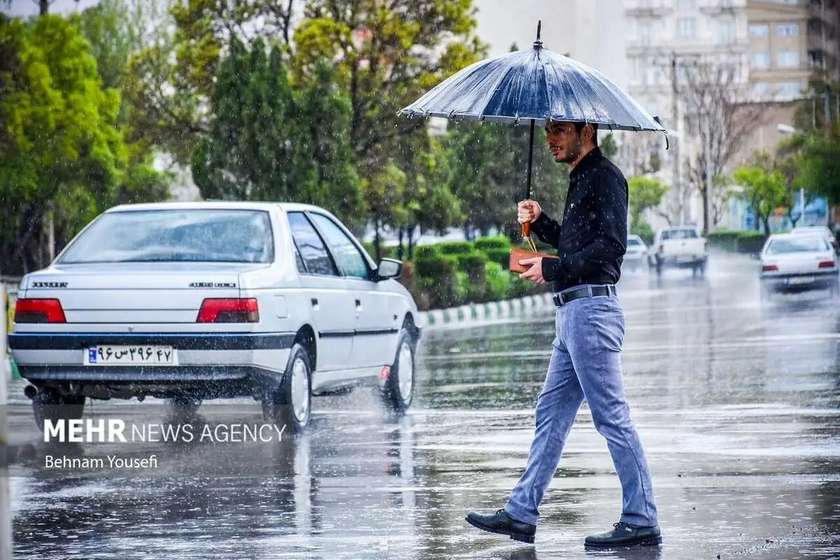 (تصاویر) طراوت و زیبایی باران بهاری اراک