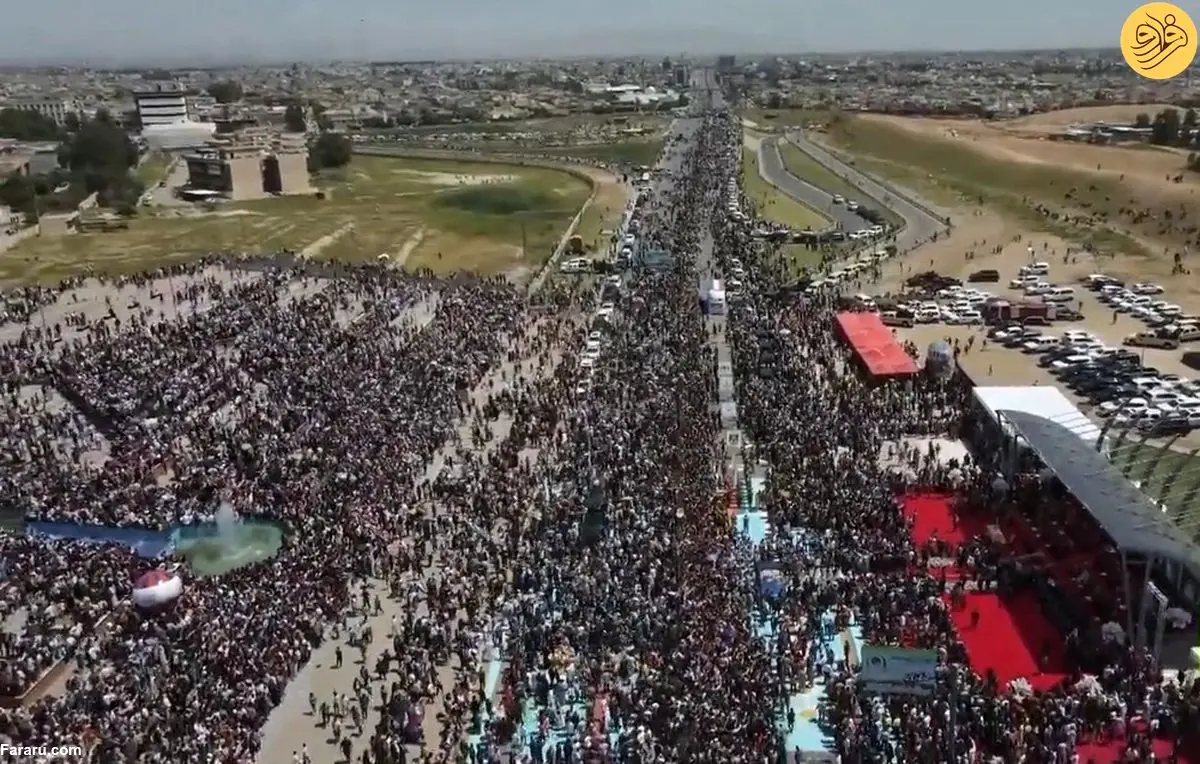 (ویدئو) جشنواره باشکوه بهار در موصل