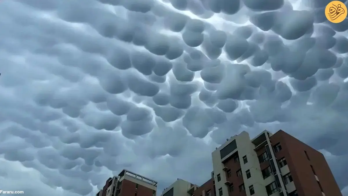 (ویدئو) آسمان پنبه‌ای تگزاس