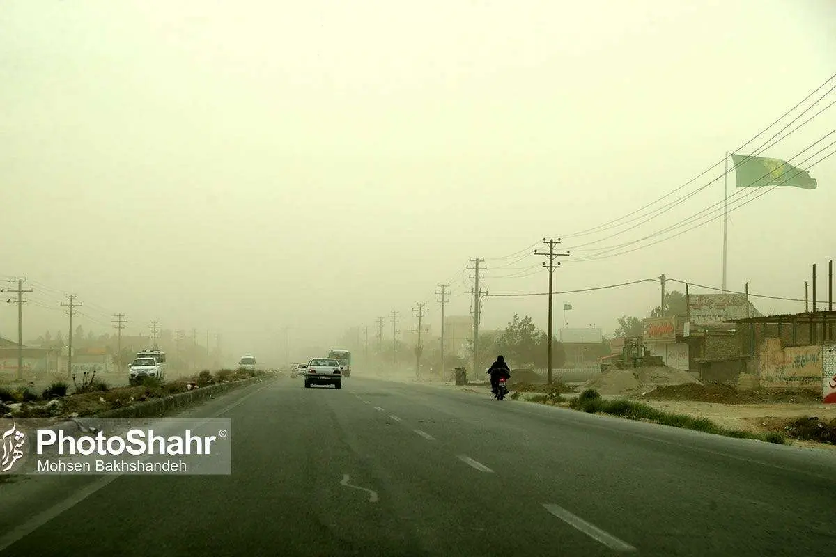 (تصاویر) گرد و خاک در مشهد