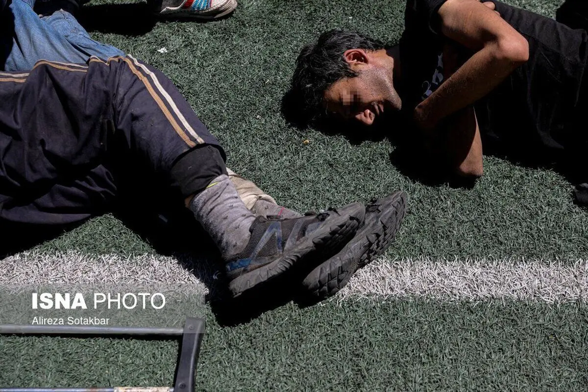 (تصاویر) جمع آوری معتادین متجاهر در شوش، مولوی و هرندی