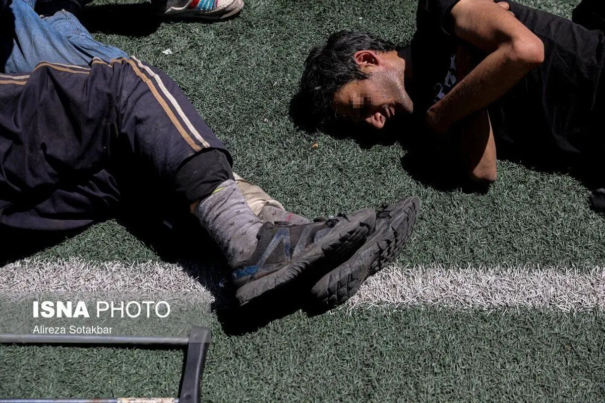(تصاویر) جمع آوری معتادین متجاهر در شوش، مولوی و هرندی