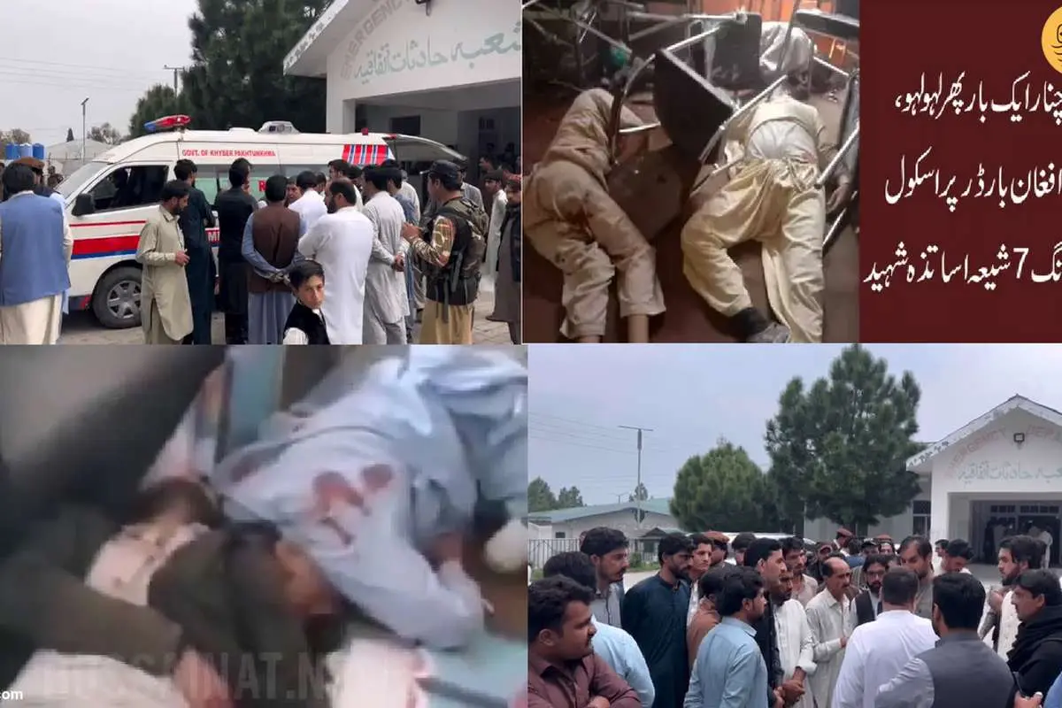 (ویدئو 16+) تکفیریها ۷ معلم شیعه را در پاراچنار به رگبار بستند