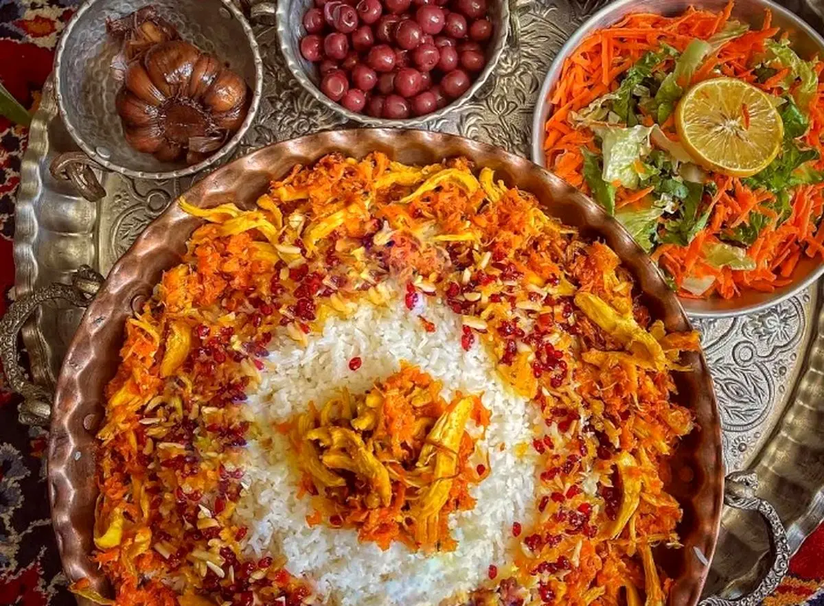 طرز تهیه هویج پلو با زرشک؛ شیک و مجلسی