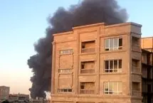 اصابت هواگردهای اسرائیل ‌به‌ انبار ضایعات در ‌‌یزد‌‌‌
