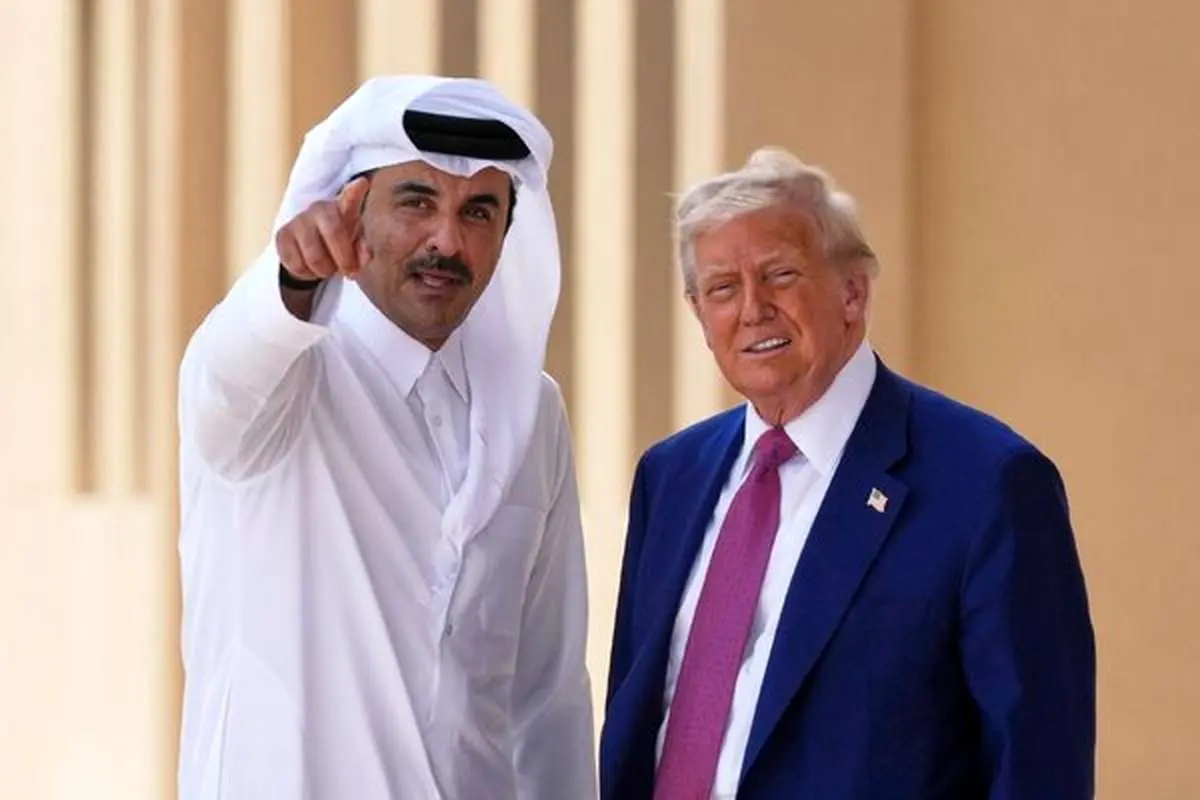دیدار ترامپ در دوحه با امیر قطر