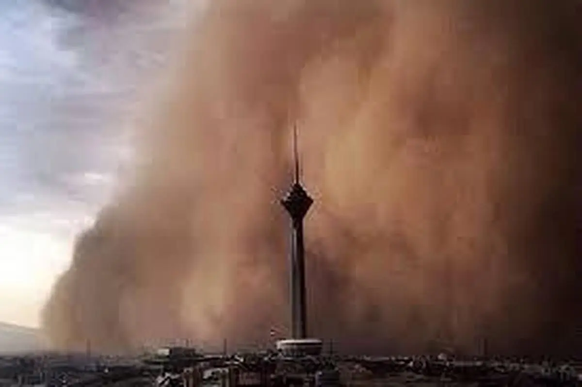 (ویدئو) تایم لپسی دیدنی از طوفان ترسناک تهران