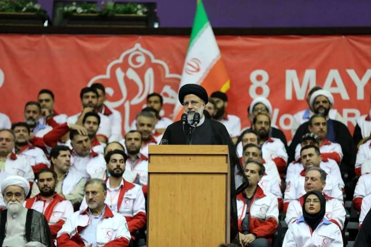 عکس عجیب «فارس» از رئیسی