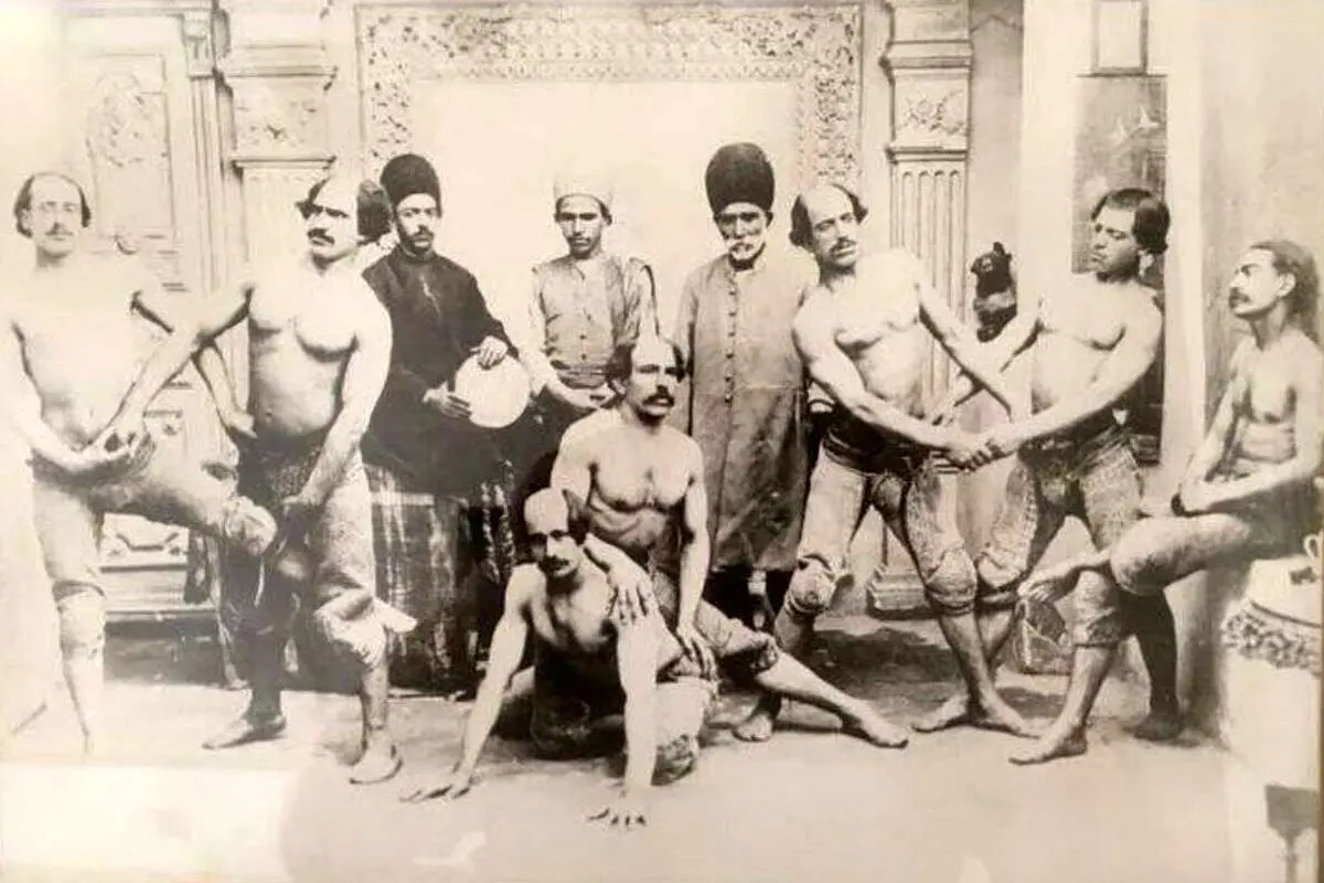 تصویری نادر از پهلوانان شمیران