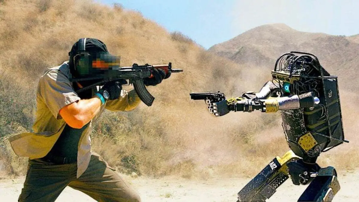 (ویدئو) ربات سرباز با قدرت تشخیص دشمن و نیرو‌های خودی