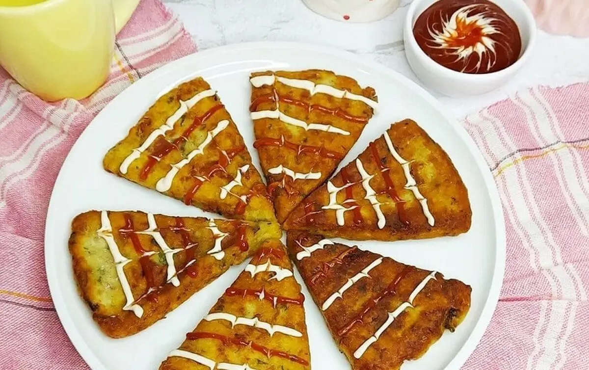 طرز تهیه پیتزا سیب زمینی بدون فر؛ فوری و ساده