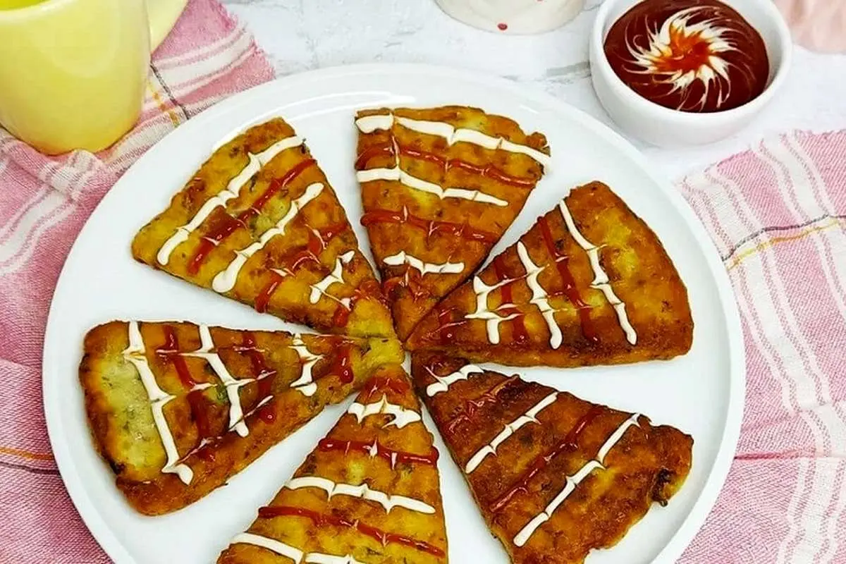 طرز تهیه پیتزا سیب زمینی بدون فر؛ فوری و ساده