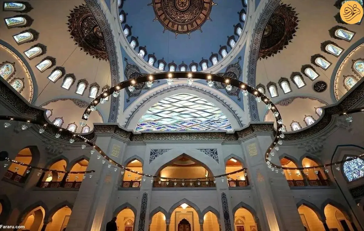 (ویدئو) افتتاح مسجدی به نام فرمانده عثمانی توسط اردوغان