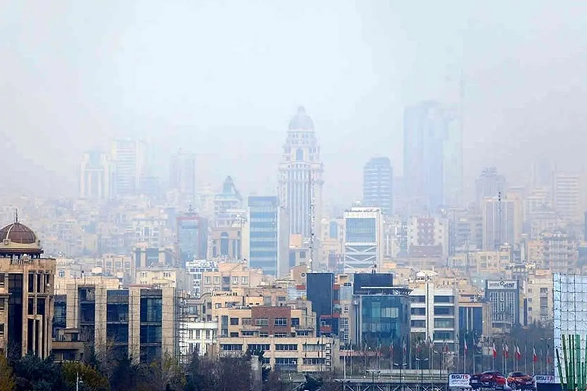 «ازن» آلاینده شاخص هوای تهران شد