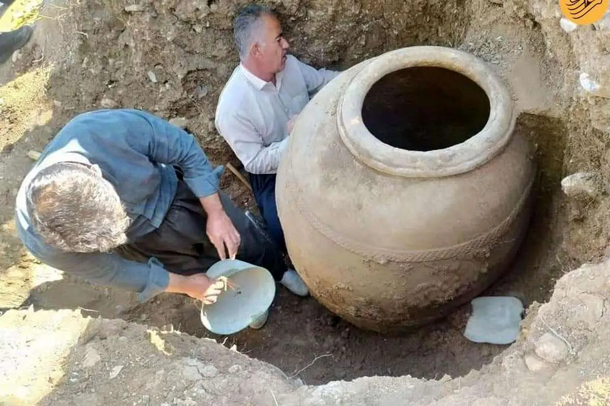 (عکس) کشف آثار باستانی دوره ساسانیان در سلیمانیه