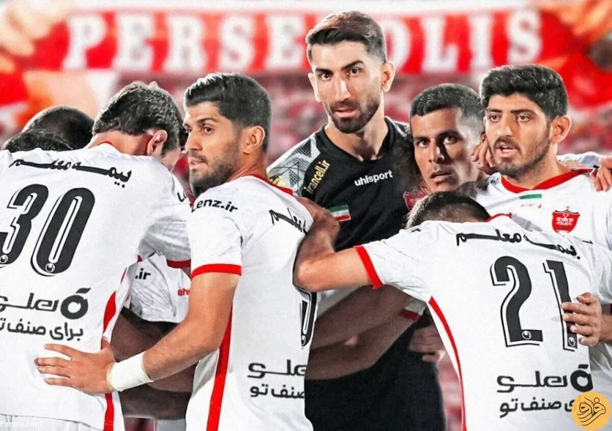 (عکس) پوستر ساده باشگاه پرسپولیس برای بازی با نساجی
