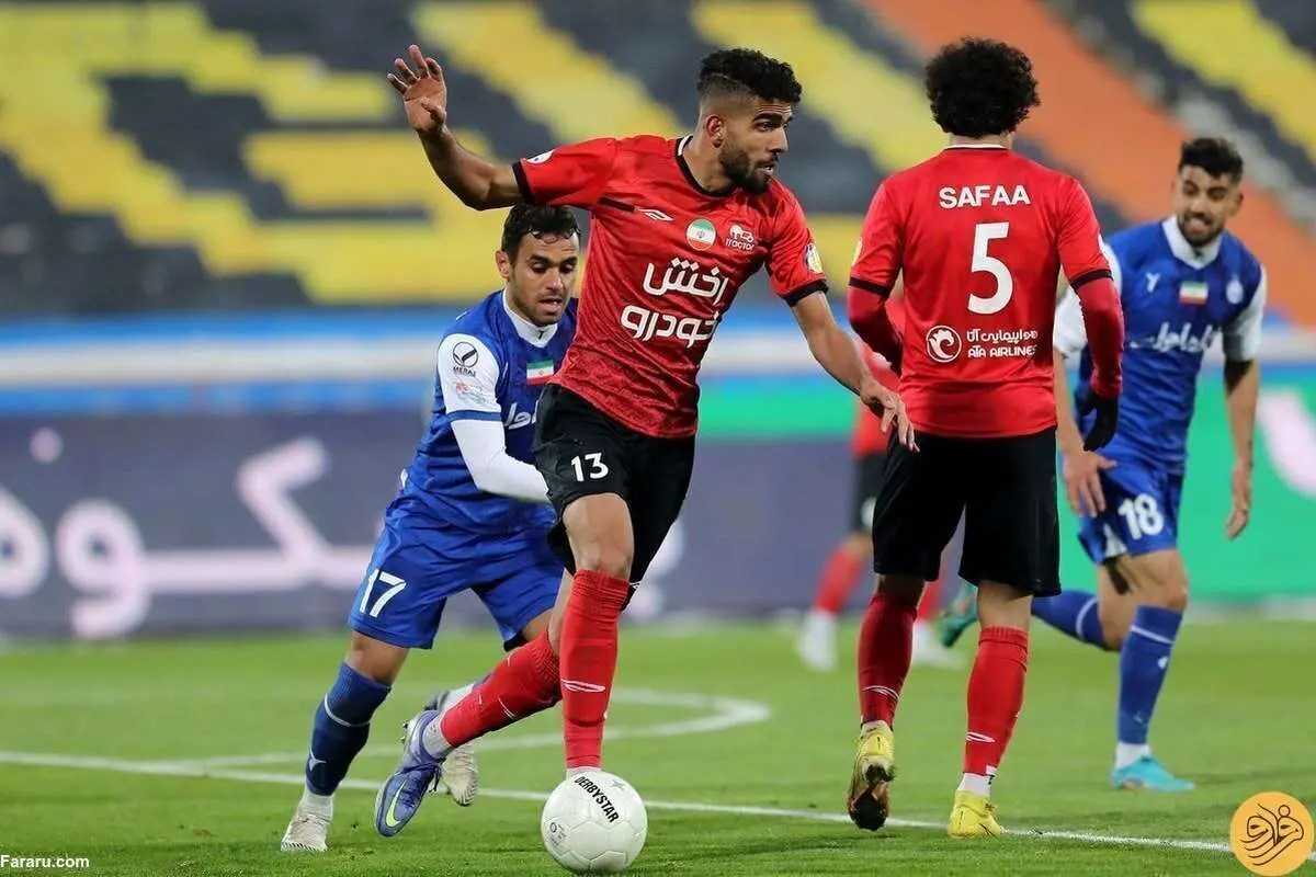 (ویدیو) شعار عجیب هواداران تراکتور در ورزشگاه آزادی