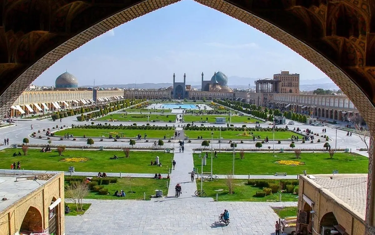 (ویدئو) میدان نقش جهان اصفهان را از این زاویه دیده بودید؟