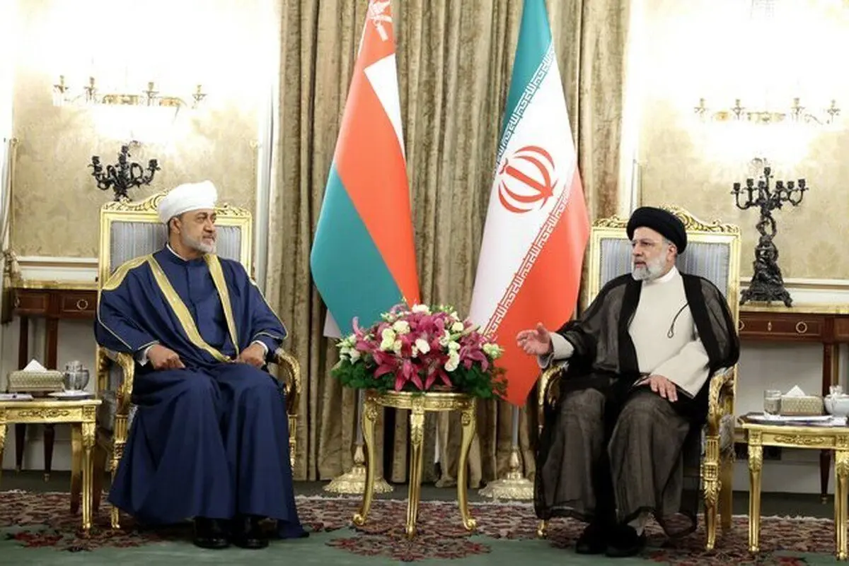 دیدار دوجانبه رئیسی با پادشاه عمان
