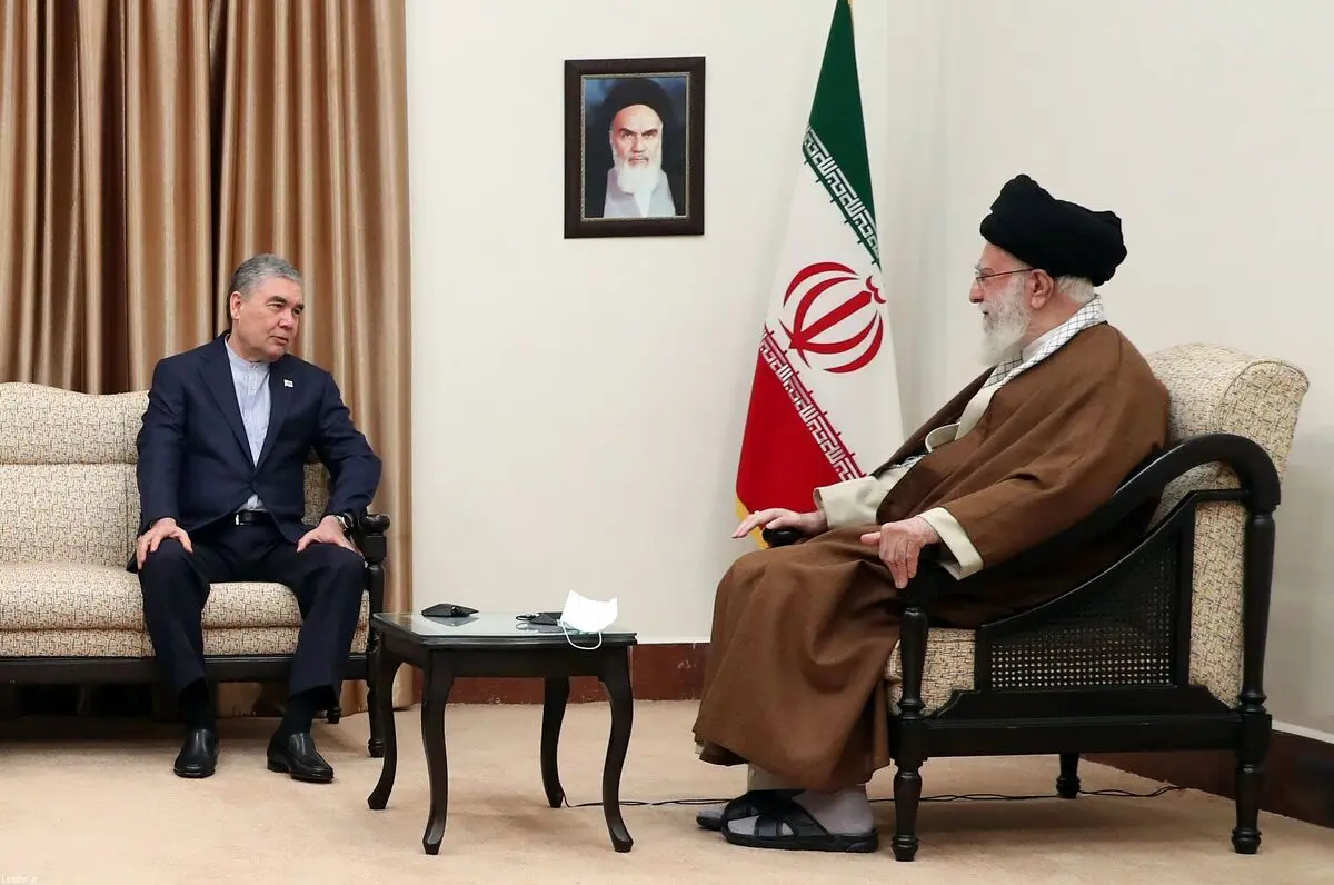 (تصاویر) دیدار قربانقلی بردی محمداف با رهبر انقلاب