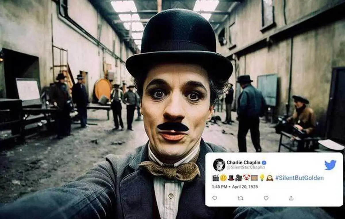 (تصاویر) سلفی دیده نشده افراد سرشناسی که زنده نیستند!