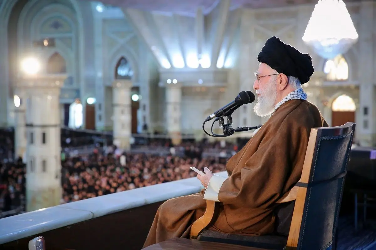 (عکس) روسای قوا در سخنرانی رهبر انقلاب در مراسم سالگرد ارتحال امام