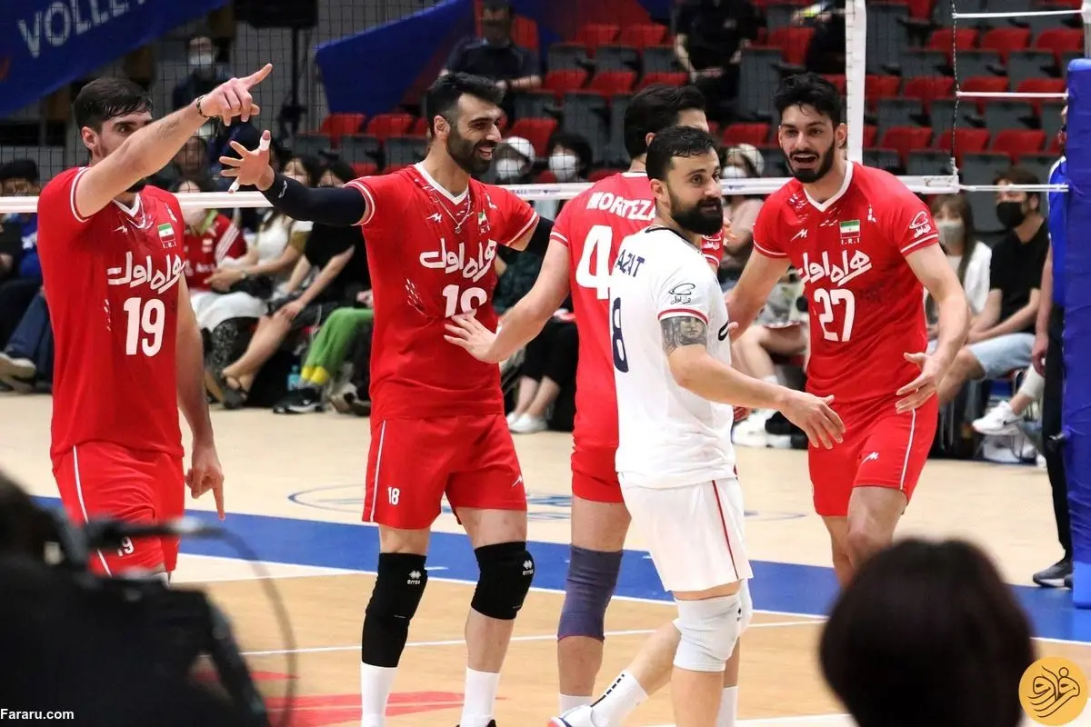 ایران ۳ - چین ۱؛ نخستین برد تیم ملی والیبال ایران در جام ملت‌ها