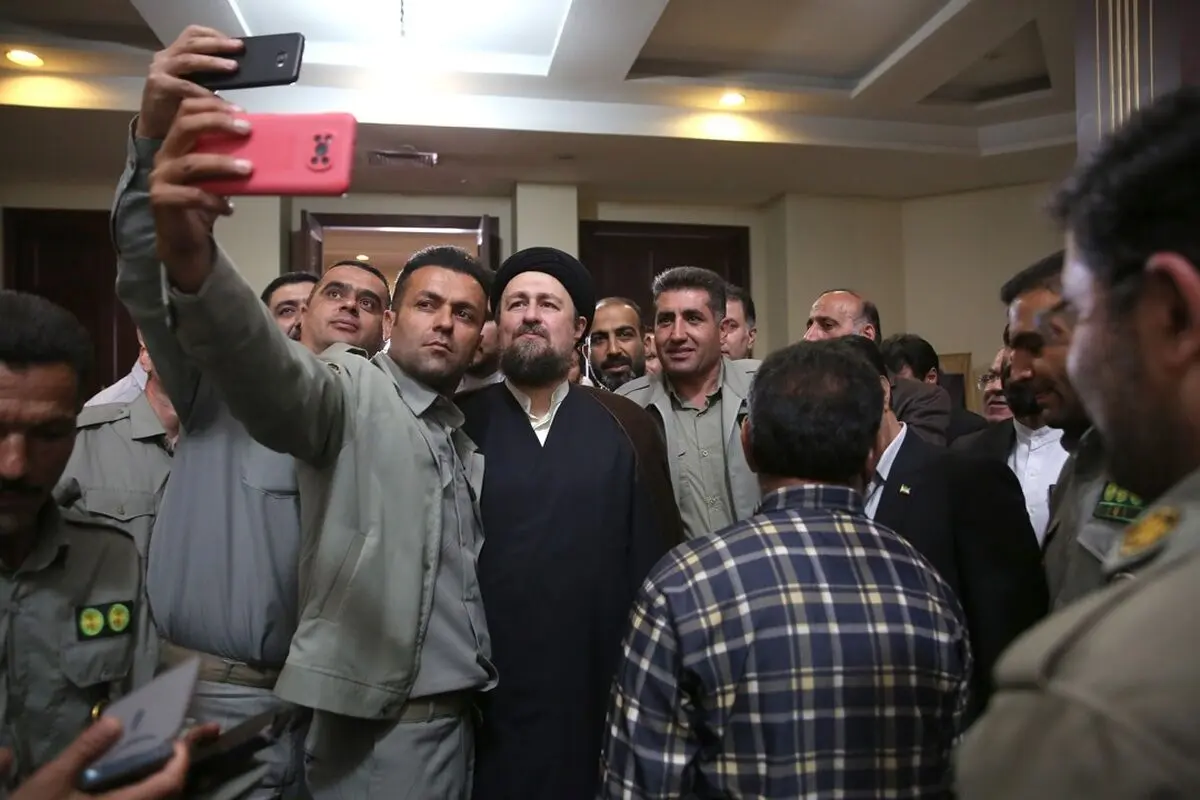 (تصاویر) تجلیل سید حسن خمینی از محیط‌بانان